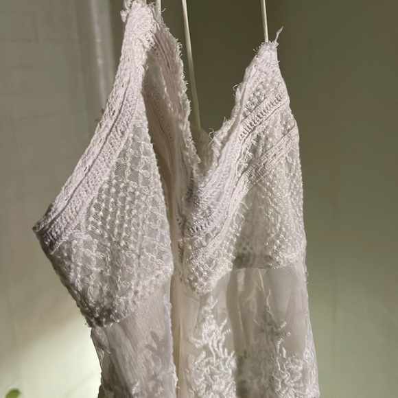 sexy lace bachelorette bride low mini dress sexy vacation baecation trip - Picture 6 of 6